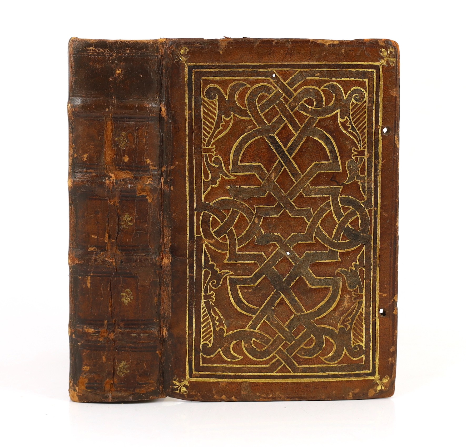 Demosthenes - Demosthenis and Aeschinis Orationes atq Epistolae....(translated by Hieronymus Wolf). vols. I and II (ex4), bound together, historiated and decorated initial letters; (48), 347pp., cols 348-513, 514-523pp.